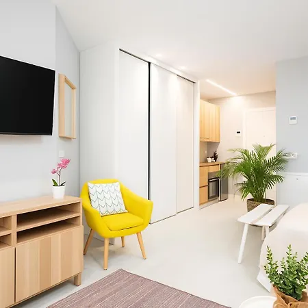 Apartment La Gringa Estudio Centro I Playa San Lorenzo 6 Min Disponibilidad Parking Gijon